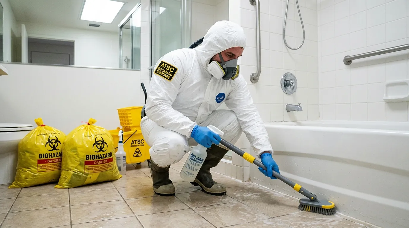 Decontamination equipment deployed for Blood Cleanup in South Tucson